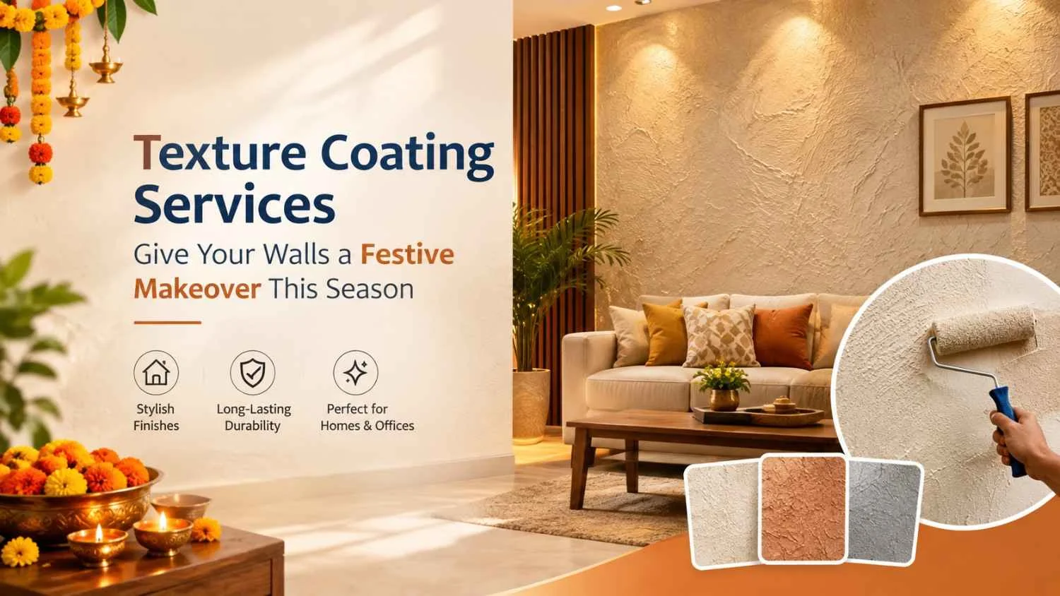 Texture Coating Services Give Your Walls a Festive Makeover This Season
